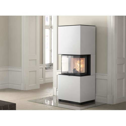 Печь-камин Contura i61, сталь, белый 