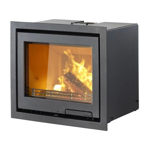 Топка Contura i6, чугунная дверца, рама, черный 