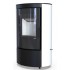 Дровяная печь DEFRO HOME CERES ELI, белая сталь
