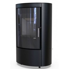 Дровяная печь DEFRO HOME CERES ELI, черная сталь