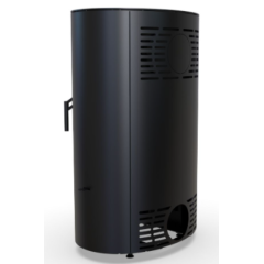 Дровяная печь DEFRO HOME CERES ELI, черная сталь