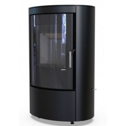 Дровяная печь DEFRO HOME CERES ELI, черная сталь