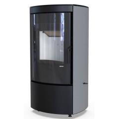 Дровяная печь DEFRO HOME CERES ELI, серая сталь