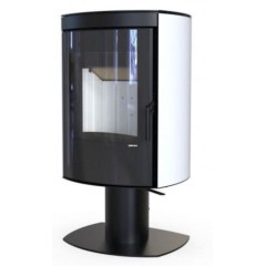 Дровяная печь DEFRO HOME CERES TOP, белая сталь