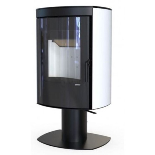 Дровяная печь DEFRO HOME CERES TOP, белая сталь