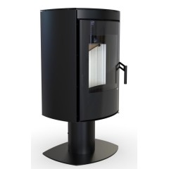 Дровяная печь DEFRO HOME CERES TOP, черная сталь