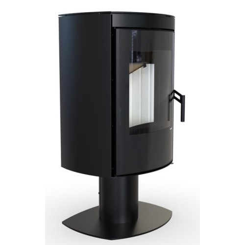 Дровяная печь DEFRO HOME CERES TOP, черная сталь 