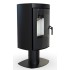Дровяная печь DEFRO HOME CERES TOP, черная сталь 