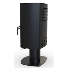 Дровяная печь DEFRO HOME CERES TOP, черная сталь