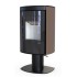 Дровяная печь DEFRO HOME CERES TOP, коричневая сталь