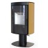 Дровяная печь DEFRO HOME CERES TOP, золотая сталь