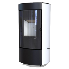 Дровяная печь DEFRO HOME CERES, белая сталь