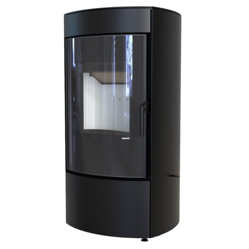 Дровяная печь DEFRO HOME CERES, черная сталь 