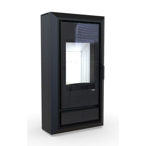 Дровяная печь DEFRO HOME IGNIS, черная сталь 