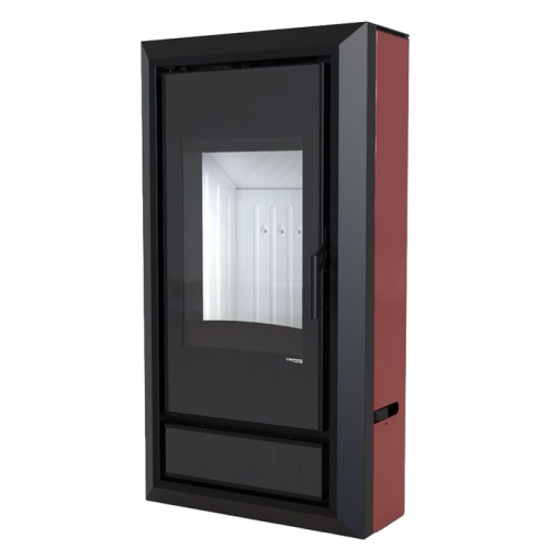 Дровяная печь DEFRO HOME IGNIS, красная сталь 