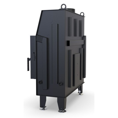 Угловая левая дровяная топка DEFRO HOME IMPULS LA BL 