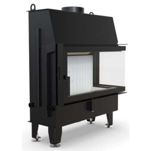 Угловая правая дровяная топка DEFRO HOME IMPULS LA BP 