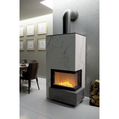 Дровяная печь DEFRO HOME IMPULS SM BL CASE 