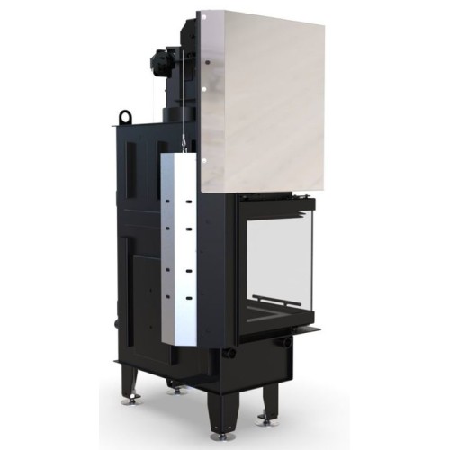 Угловая левая дровяная топка DEFRO HOME IMPULS SM BL G 