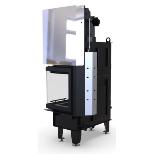 Угловая правая дровяная топка DEFRO HOME IMPULS SM BP G 