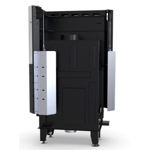 Угловая правая дровяная топка DEFRO HOME IMPULS SM BP G 