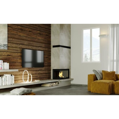 Угловая правая дровяная топка DEFRO HOME IMPULS SM BP G 