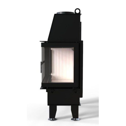 Угловая правая дровяная топка DEFRO HOME IMPULS SM BP, угловое стекло справа 