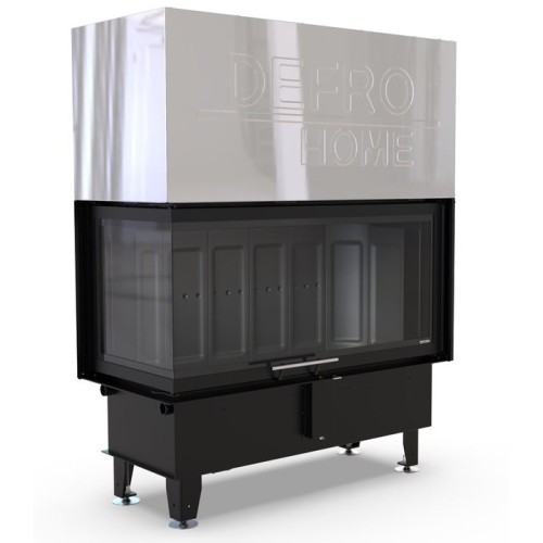 Угловая левая дровяная топка DEFRO HOME INTRA LA BL G 