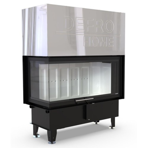 Угловая левая дровяная топка DEFRO HOME INTRA LA BL G 