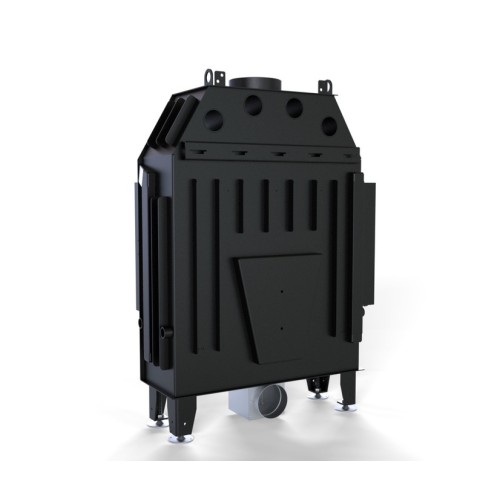 Угловая левая дровяная топка DEFRO HOME INTRA ME BL, угловое стекло слева 