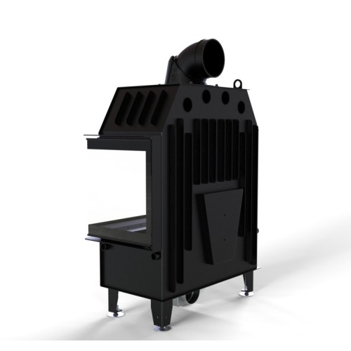 Угловая правая дровяная топка DEFRO HOME INTRA ME BP, угловое стекло справа 