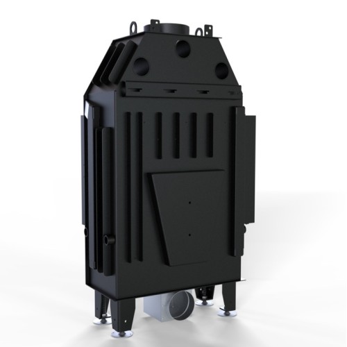 Угловая левая дровяная топка DEFRO HOME INTRA SLIM SM BL, угловое стекло слева 