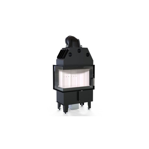 Угловая левая дровяная топка DEFRO HOME INTRA SM BL MINI, угловое стекло слева 