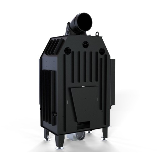 Угловая левая дровяная топка DEFRO HOME INTRA SM BL, угловое стекло слева 