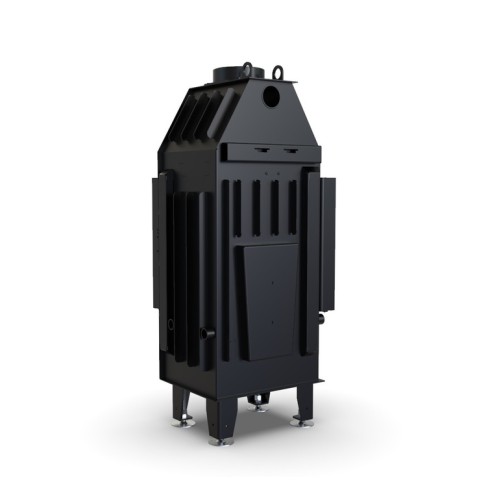 Угловая левая дровяная топка DEFRO HOME INTRA XSM BL MINI, угловое стекло слева 