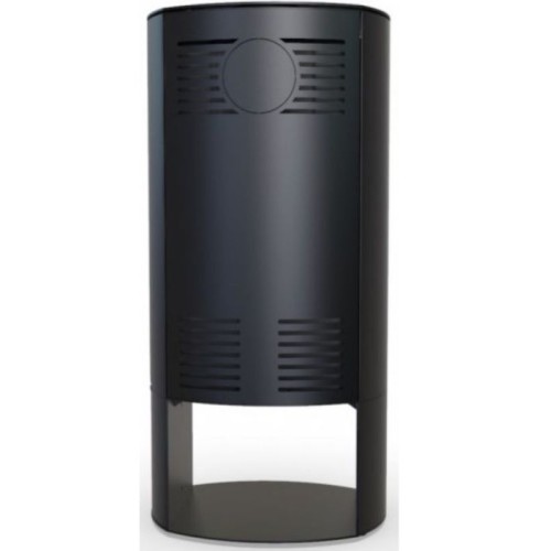 Дровяная печь DEFRO HOME ORBIS LOG, красная сталь 