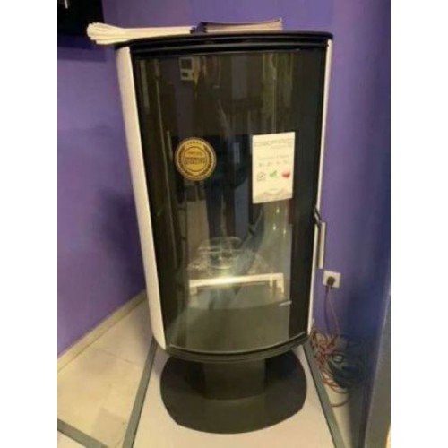 Дровяная печь DEFRO HOME ORBIS TOP, белая сталь 