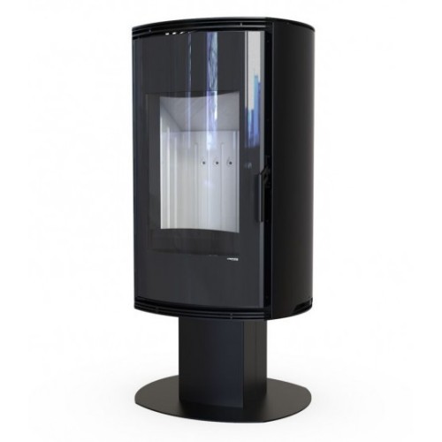 Дровяная печь DEFRO HOME ORBIS TOP, черная сталь 