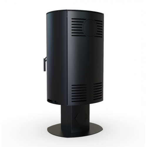 Дровяная печь DEFRO HOME ORBIS TOP, черная сталь 