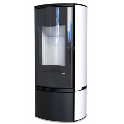 Дровяная печь DEFRO HOME ORBIS, белая сталь 