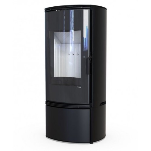 Дровяная печь DEFRO HOME ORBIS, черная сталь 