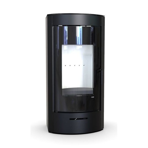 Дровяная печь DEFRO HOME ORTI, черная сталь 