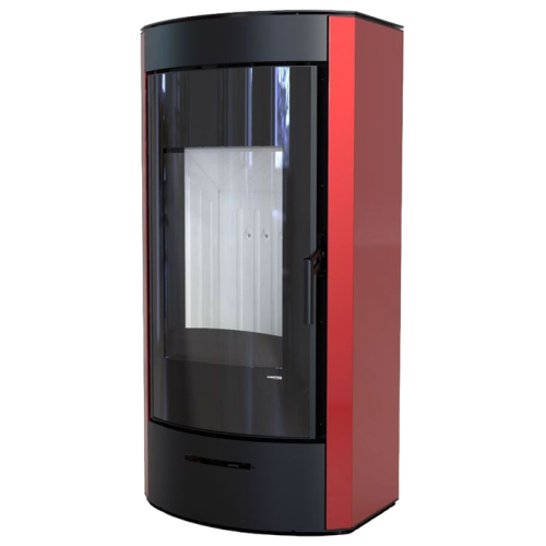 Дровяная печь DEFRO HOME ORTI, красная сталь 