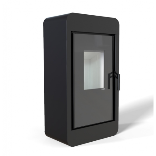 Дровяная печь DEFRO HOME PICO, черная сталь 