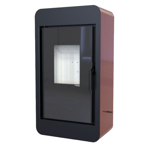 Дровяная печь DEFRO HOME PICO, красная сталь 