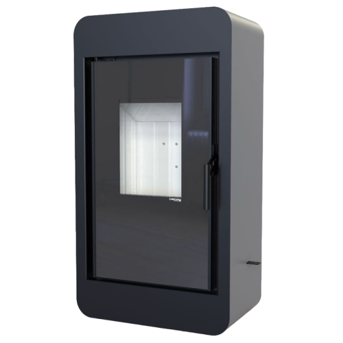 Дровяная печь DEFRO HOME PICO, серая сталь 