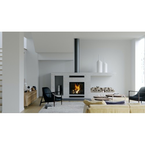 Фронтальная дровяная топка DEFRO HOME PORTAL ME G гильотина 