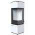 Дровяная печь DEFRO HOME QUADROOM LONG, белая сталь 