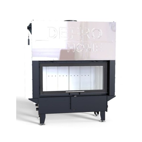Фронтальная дровяная топка DEFRO HOME RIVA LA G SHORT, с водяным контуром, гильотина 