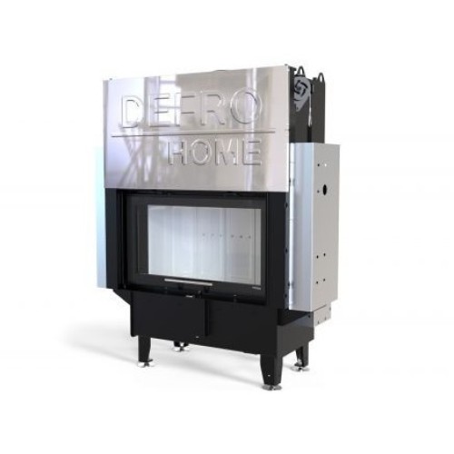 Фронтальная дровяная топка DEFRO HOME RIVA ME G SHORT, с водяным контуром, гильотина 